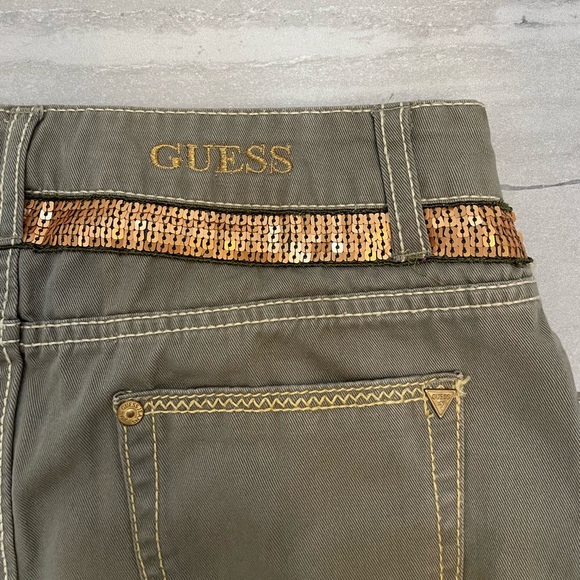 Green GUESS Mini Skirt - Picture 3 of 5